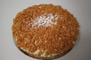 Bananentaart  Met Karamelkrulletjes Gistdeeg